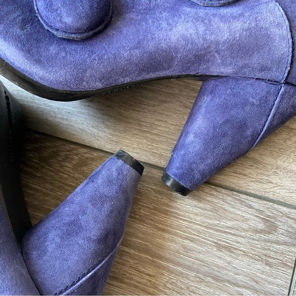 Hush Puppies Waterproof Genuine Suede Leather Sofia Ankle Boots - Picture 11 of 15